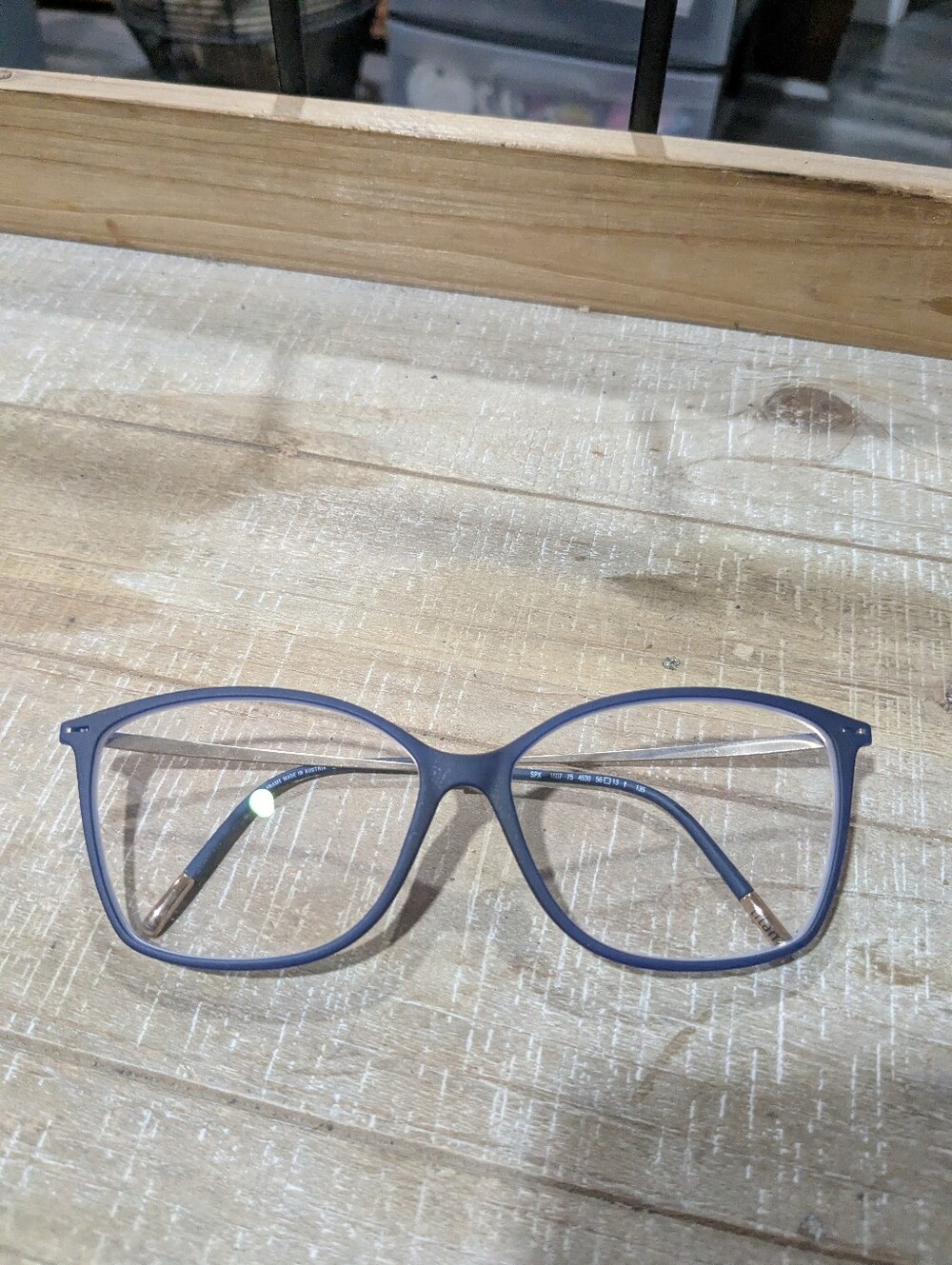 Silhouette Eyeglasses Blue